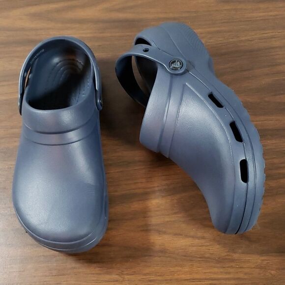 CROCS Specialist II Vented Rubber Clogs, Blue, Size‎ 11 Womens, Size 9 Men's - Picture 2 of 9